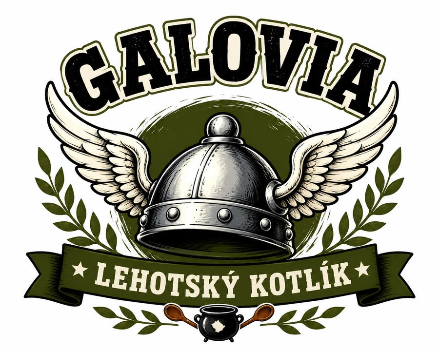 Znak GALOVIA s okrídlenou helmou