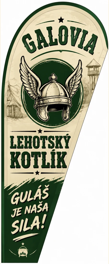 Vlajka GALOVIA — Lehotský kotlík